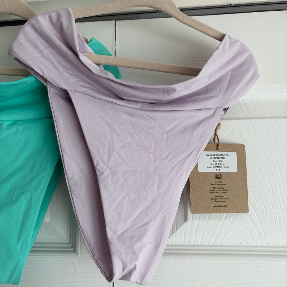 NWT Toast Swim Signature Banded Waist Bikini Bottoms - Picture 5 of 15